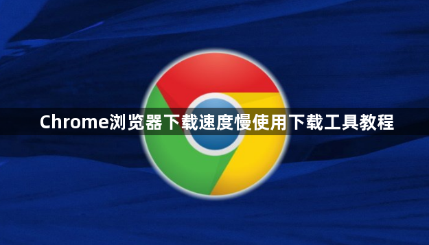 Chrome浏览器下载速度慢使用下载工具教程1