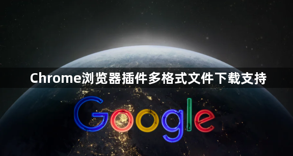 Chrome浏览器插件多格式文件下载支持1