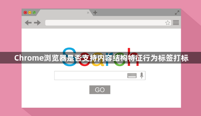 Chrome浏览器是否支持内容结构特征行为标签打标1