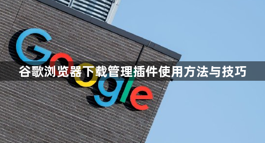 谷歌浏览器下载管理插件使用方法与技巧1